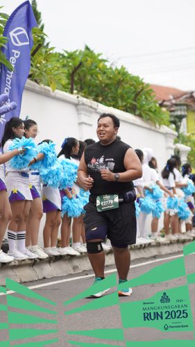 Race photo from Mangkunegaran Run 2025