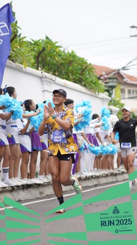 Race photo from Mangkunegaran Run 2025