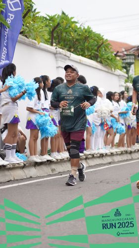 Race photo from Mangkunegaran Run 2025