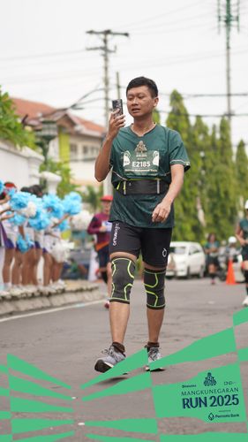 Race photo from Mangkunegaran Run 2025