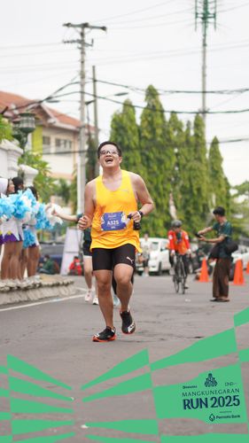 Race photo from Mangkunegaran Run 2025