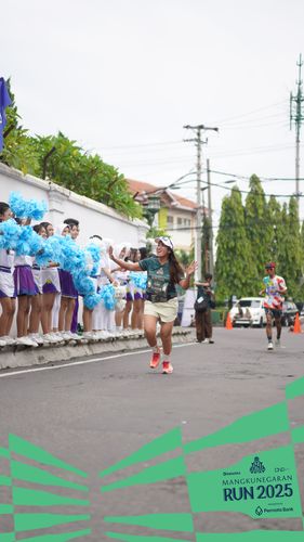 Race photo from Mangkunegaran Run 2025