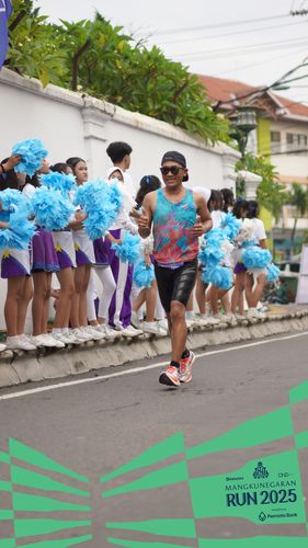 Race photo from Mangkunegaran Run 2025