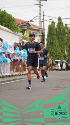 Race photo from Mangkunegaran Run 2025