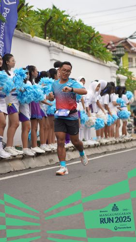 Race photo from Mangkunegaran Run 2025