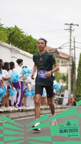 Race photo from Mangkunegaran Run 2025