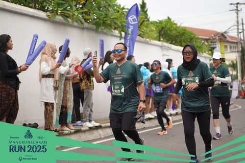 Race photo from Mangkunegaran Run 2025