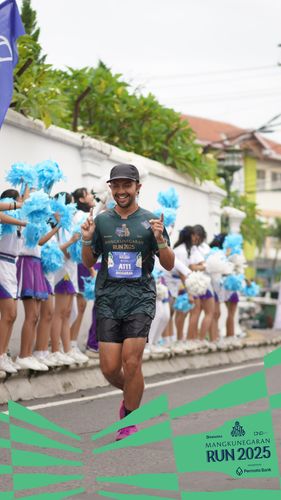 Race photo from Mangkunegaran Run 2025