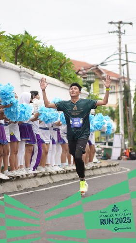 Race photo from Mangkunegaran Run 2025