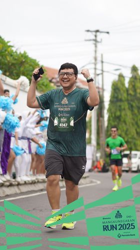 Race photo from Mangkunegaran Run 2025