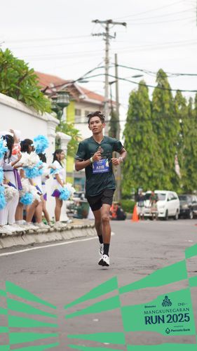 Race photo from Mangkunegaran Run 2025