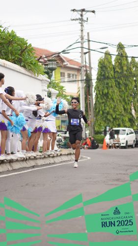 Race photo from Mangkunegaran Run 2025