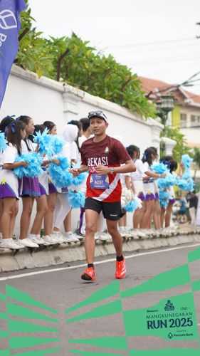 Race photo from Mangkunegaran Run 2025