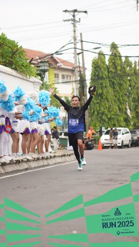 Race photo from Mangkunegaran Run 2025