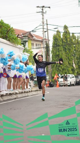 Race photo from Mangkunegaran Run 2025