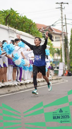 Race photo from Mangkunegaran Run 2025