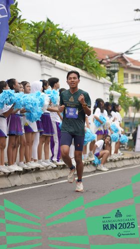 Race photo from Mangkunegaran Run 2025