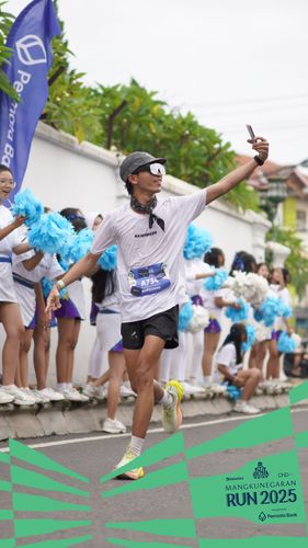 Race photo from Mangkunegaran Run 2025