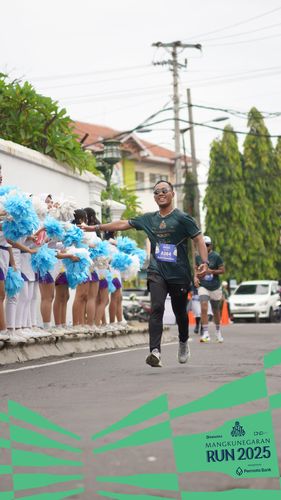 Race photo from Mangkunegaran Run 2025