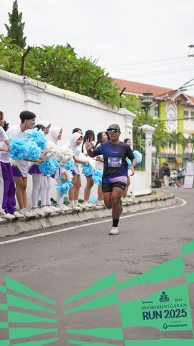 Race photo from Mangkunegaran Run 2025