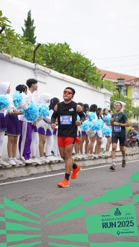 Race photo from Mangkunegaran Run 2025