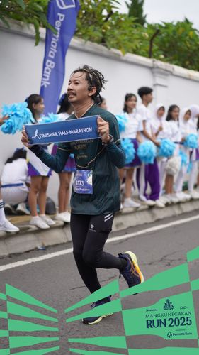 Race photo from Mangkunegaran Run 2025