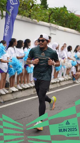 Race photo from Mangkunegaran Run 2025