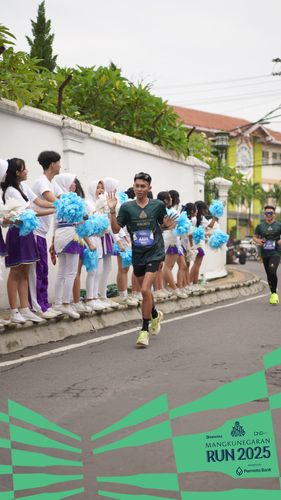 Race photo from Mangkunegaran Run 2025