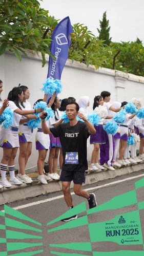 Race photo from Mangkunegaran Run 2025