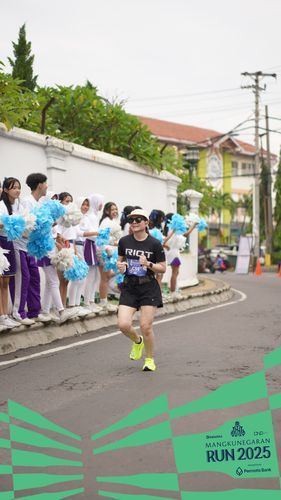 Race photo from Mangkunegaran Run 2025