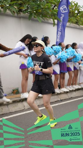Race photo from Mangkunegaran Run 2025