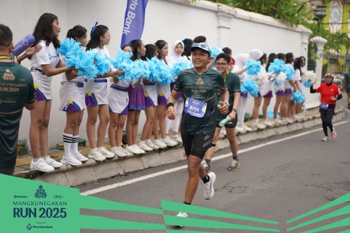 Race photo from Mangkunegaran Run 2025