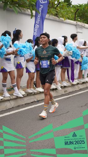 Race photo from Mangkunegaran Run 2025