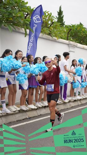 Race photo from Mangkunegaran Run 2025
