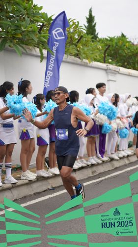 Race photo from Mangkunegaran Run 2025