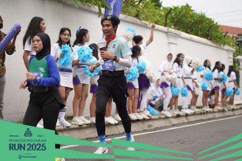 Race photo from Mangkunegaran Run 2025
