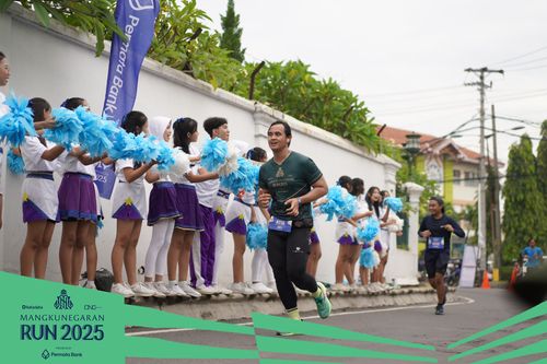 Race photo from Mangkunegaran Run 2025
