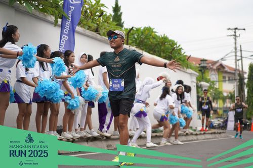 Race photo from Mangkunegaran Run 2025