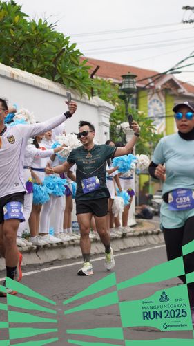 Race photo from Mangkunegaran Run 2025