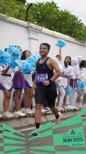 Race photo from Mangkunegaran Run 2025