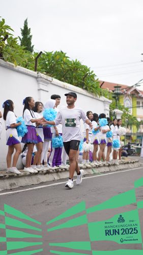 Race photo from Mangkunegaran Run 2025