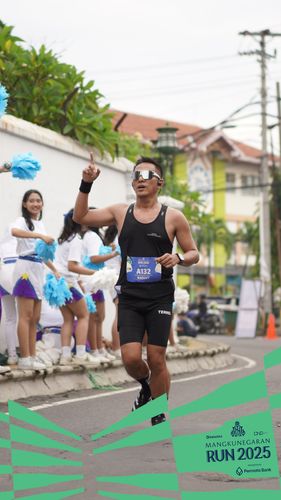Race photo from Mangkunegaran Run 2025