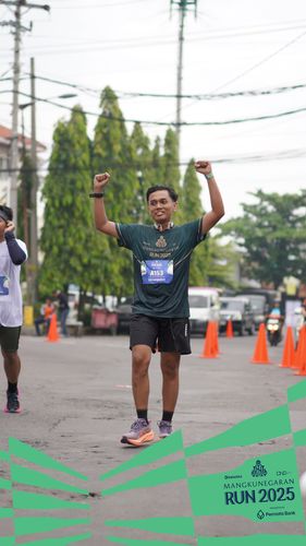Race photo from Mangkunegaran Run 2025