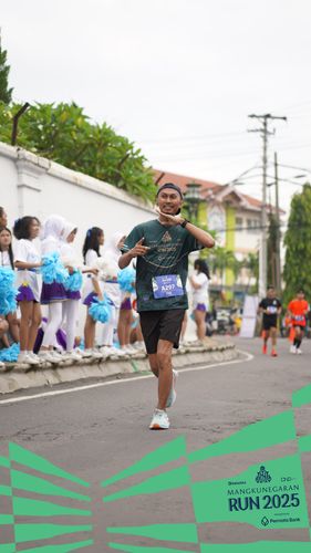 Race photo from Mangkunegaran Run 2025