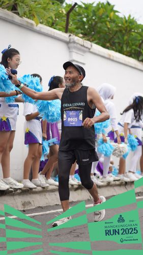 Race photo from Mangkunegaran Run 2025