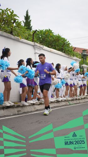 Race photo from Mangkunegaran Run 2025
