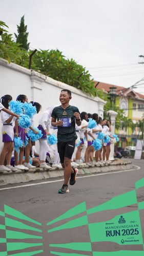 Race photo from Mangkunegaran Run 2025