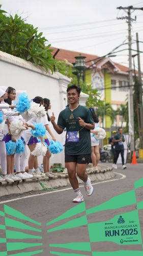 Race photo from Mangkunegaran Run 2025
