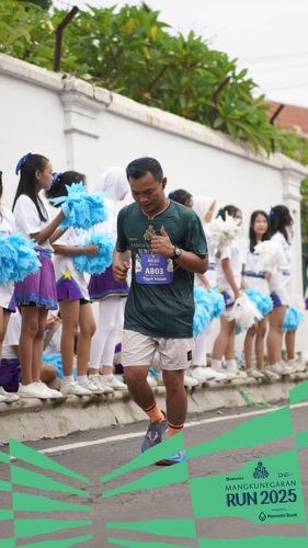 Race photo from Mangkunegaran Run 2025