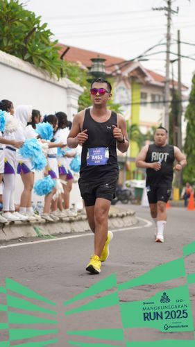 Race photo from Mangkunegaran Run 2025